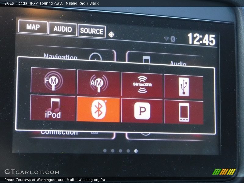 Milano Red / Black 2019 Honda HR-V Touring AWD