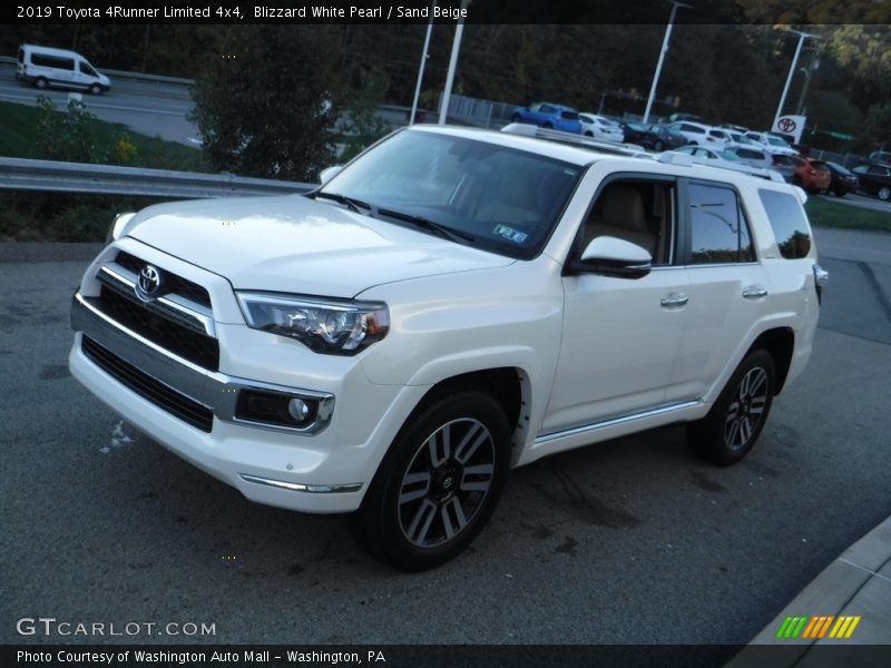 Blizzard White Pearl / Sand Beige 2019 Toyota 4Runner Limited 4x4