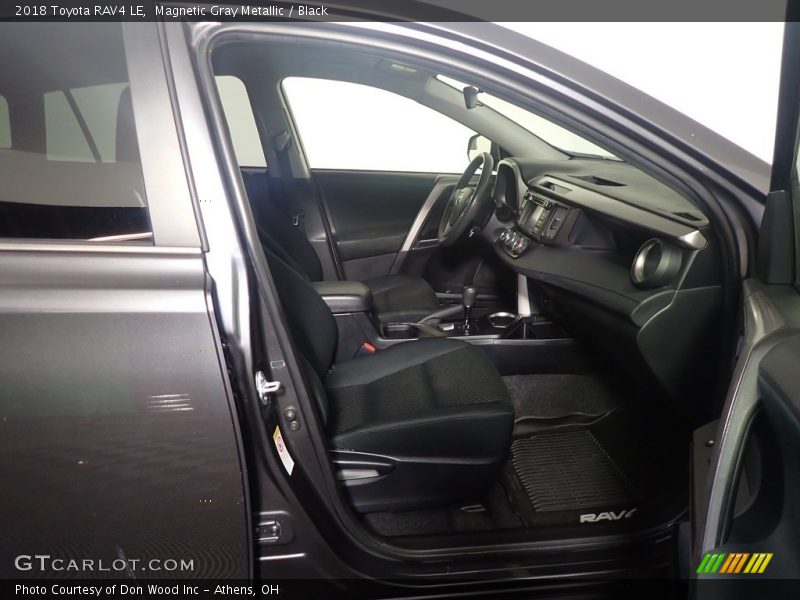 Magnetic Gray Metallic / Black 2018 Toyota RAV4 LE