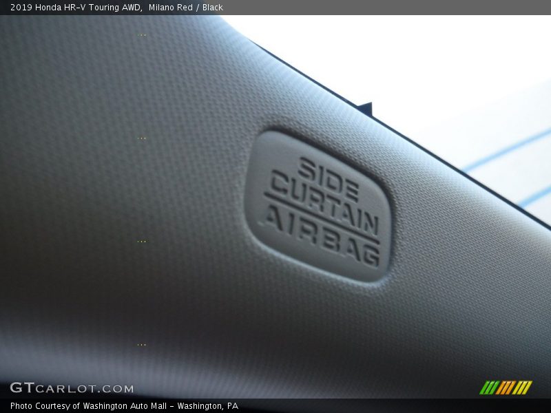Milano Red / Black 2019 Honda HR-V Touring AWD