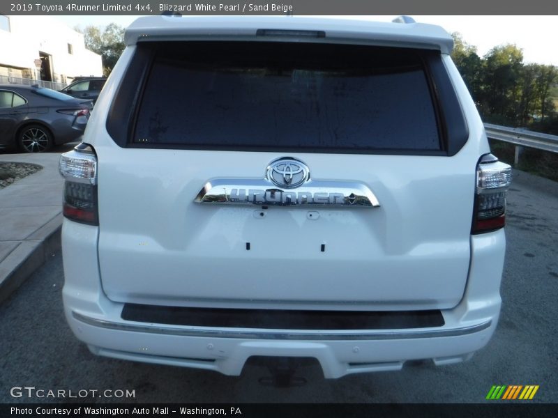 Blizzard White Pearl / Sand Beige 2019 Toyota 4Runner Limited 4x4