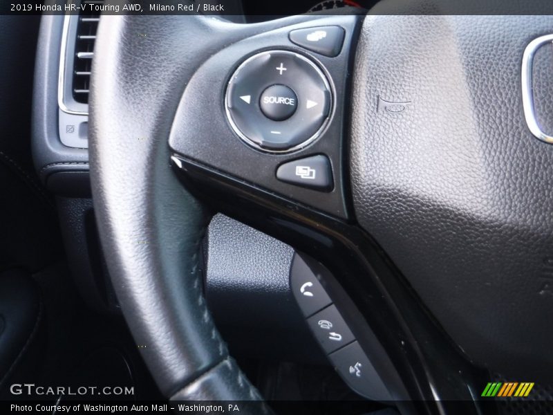 Milano Red / Black 2019 Honda HR-V Touring AWD