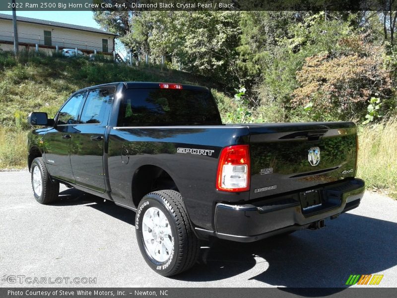 Diamond Black Crystal Pearl / Black 2022 Ram 2500 Big Horn Crew Cab 4x4