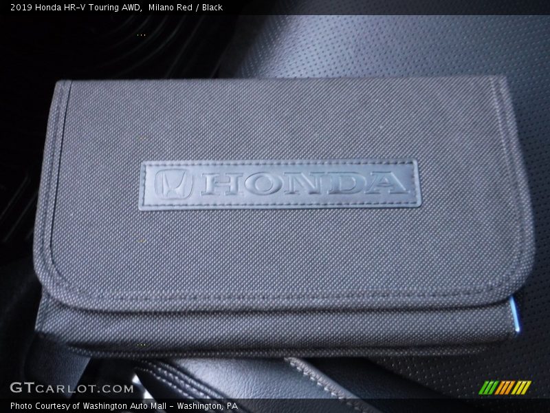 Milano Red / Black 2019 Honda HR-V Touring AWD