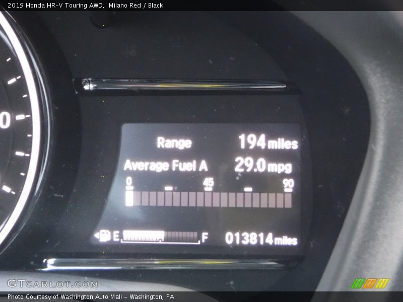 Milano Red / Black 2019 Honda HR-V Touring AWD