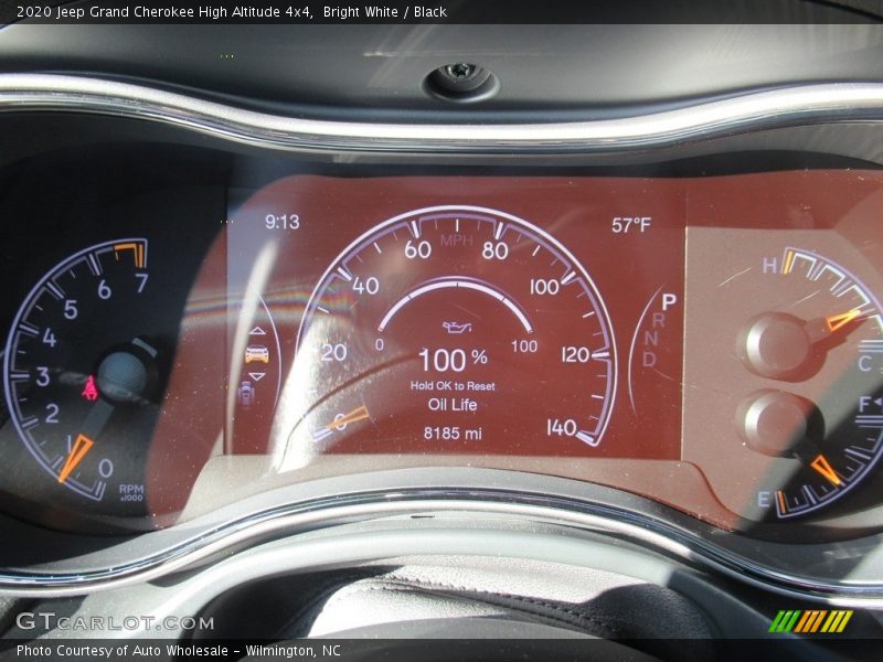 Bright White / Black 2020 Jeep Grand Cherokee High Altitude 4x4