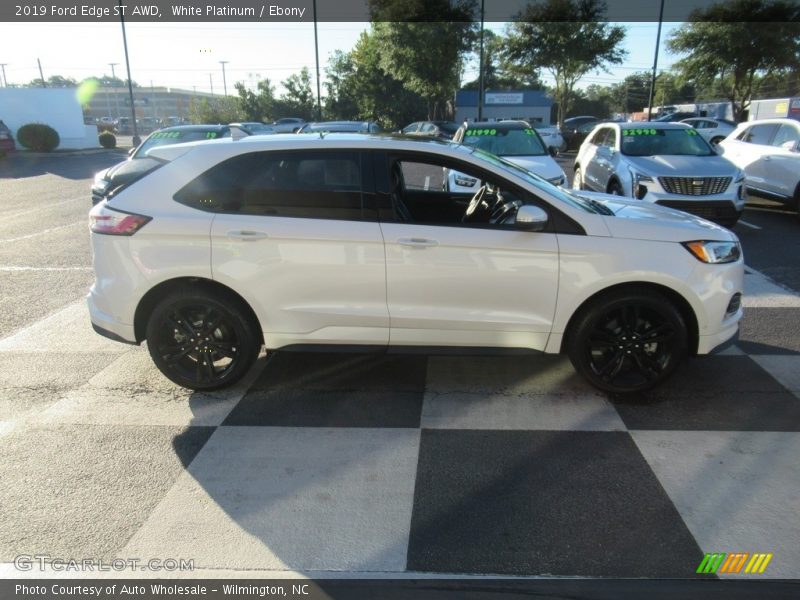 White Platinum / Ebony 2019 Ford Edge ST AWD