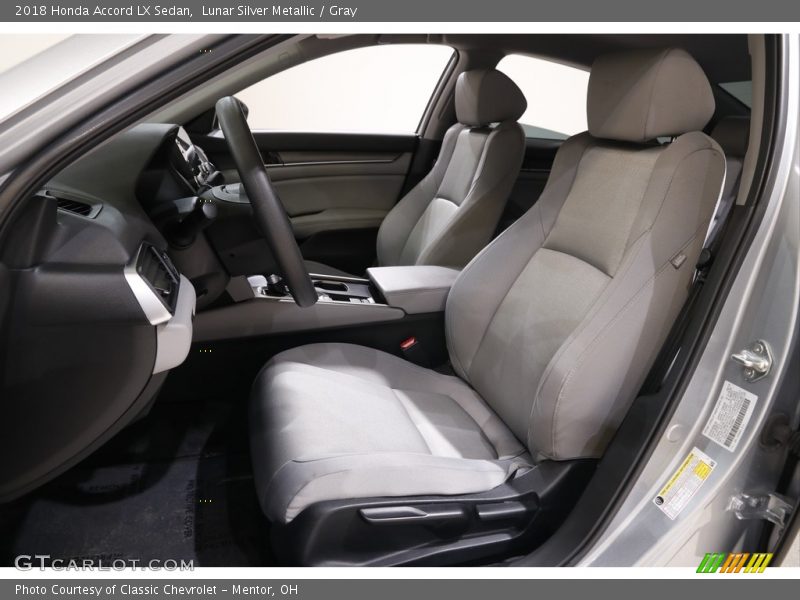 Lunar Silver Metallic / Gray 2018 Honda Accord LX Sedan