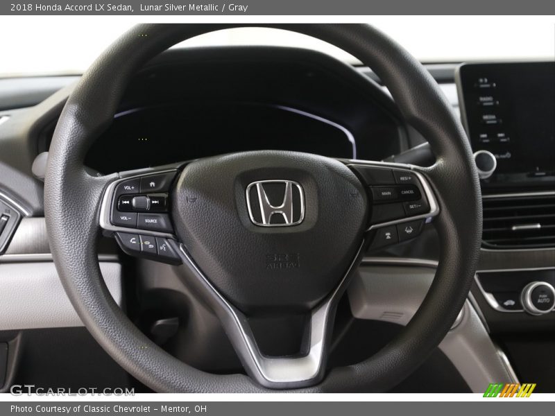 Lunar Silver Metallic / Gray 2018 Honda Accord LX Sedan