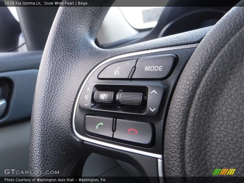  2016 Optima LX Steering Wheel