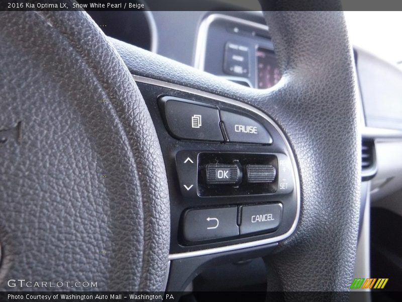  2016 Optima LX Steering Wheel