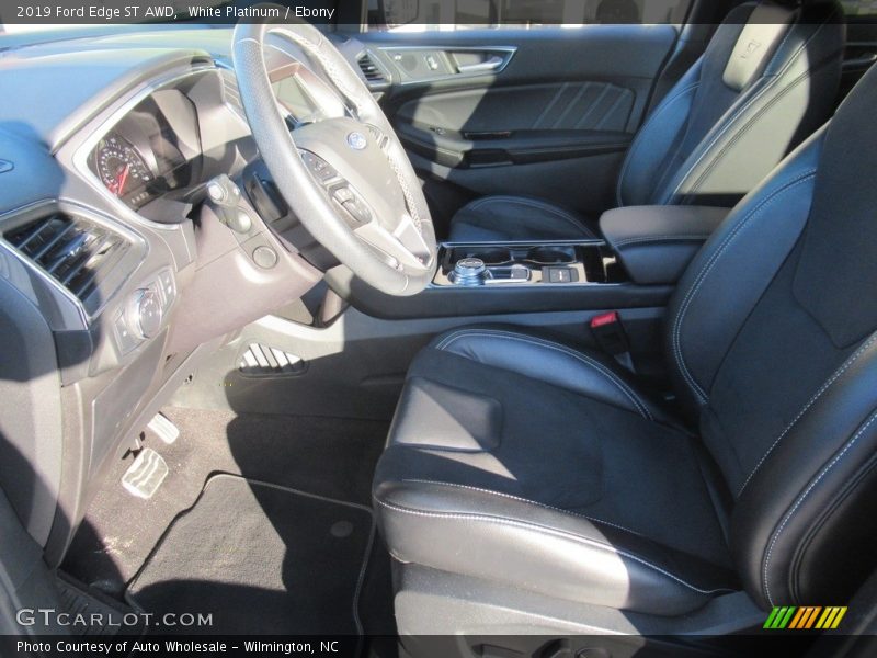 White Platinum / Ebony 2019 Ford Edge ST AWD