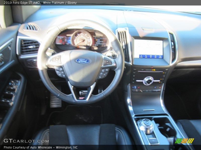 White Platinum / Ebony 2019 Ford Edge ST AWD