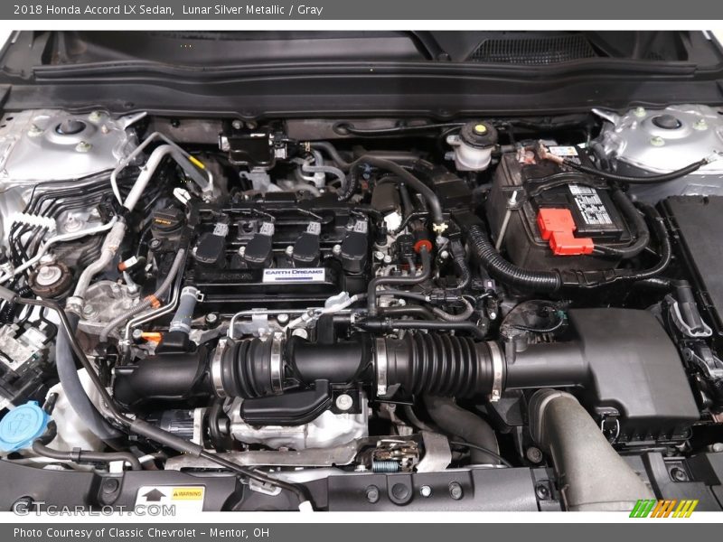 Lunar Silver Metallic / Gray 2018 Honda Accord LX Sedan