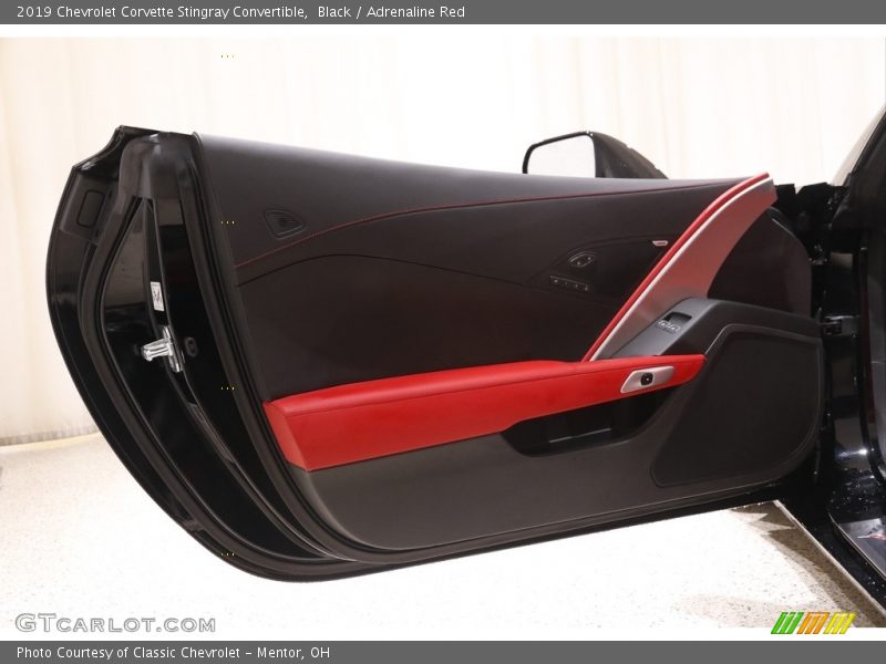 Door Panel of 2019 Corvette Stingray Convertible