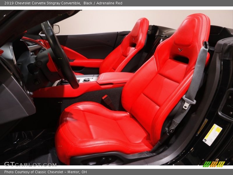 Front Seat of 2019 Corvette Stingray Convertible