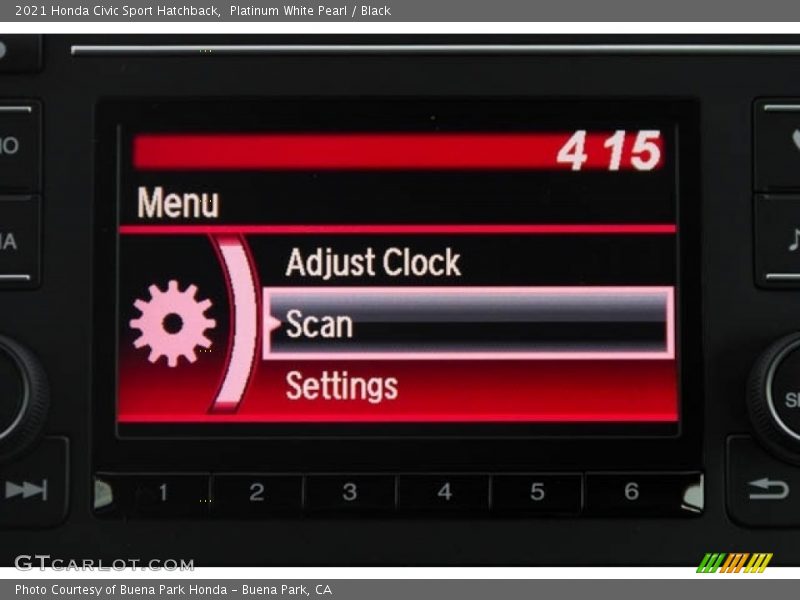 Platinum White Pearl / Black 2021 Honda Civic Sport Hatchback