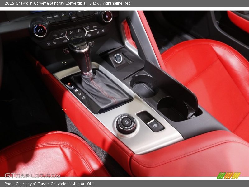 Black / Adrenaline Red 2019 Chevrolet Corvette Stingray Convertible