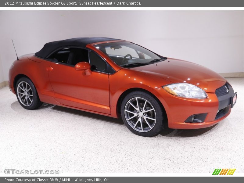 Sunset Pearlescent / Dark Charcoal 2012 Mitsubishi Eclipse Spyder GS Sport