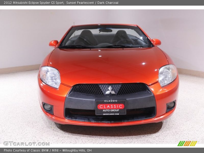 Sunset Pearlescent / Dark Charcoal 2012 Mitsubishi Eclipse Spyder GS Sport