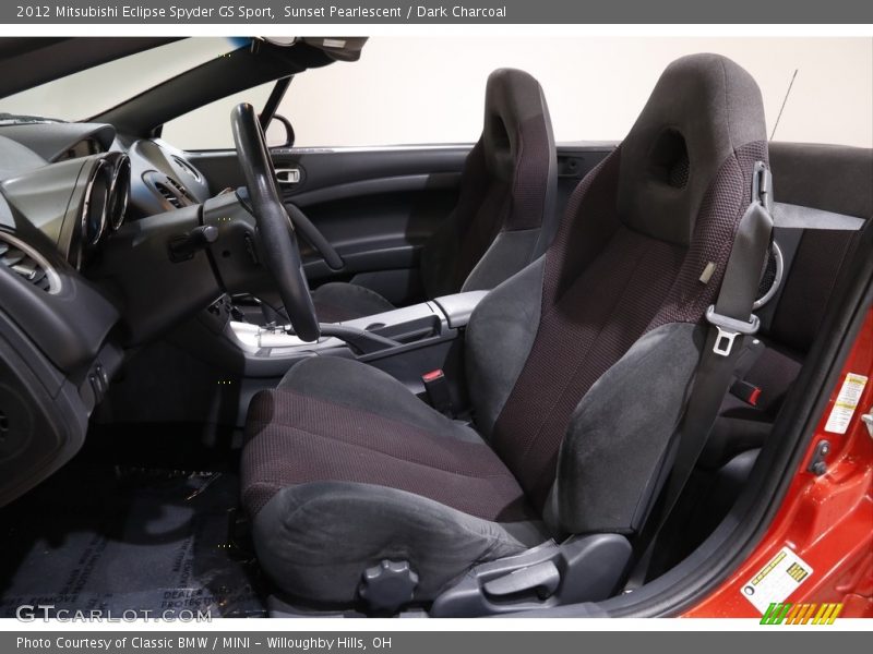 Front Seat of 2012 Eclipse Spyder GS Sport
