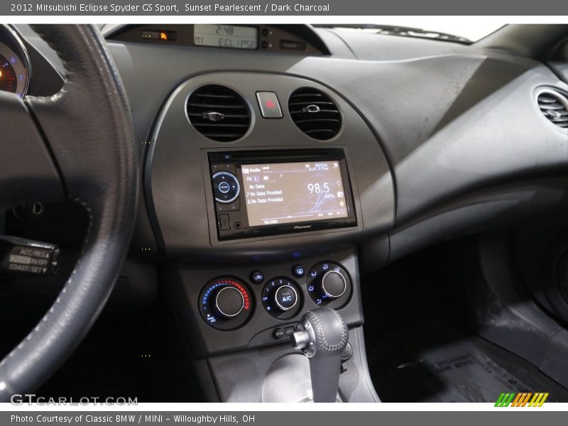 Sunset Pearlescent / Dark Charcoal 2012 Mitsubishi Eclipse Spyder GS Sport