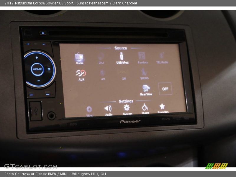 Sunset Pearlescent / Dark Charcoal 2012 Mitsubishi Eclipse Spyder GS Sport