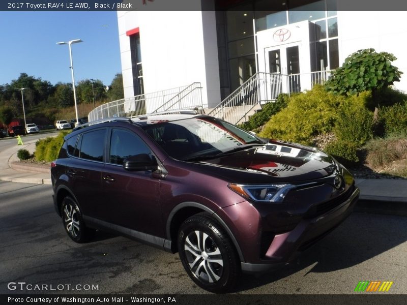 Black / Black 2017 Toyota RAV4 LE AWD