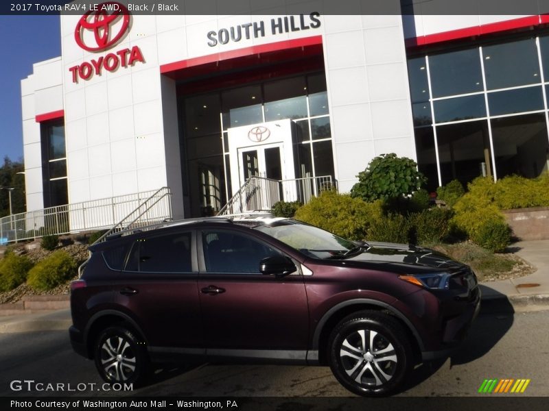 Black / Black 2017 Toyota RAV4 LE AWD