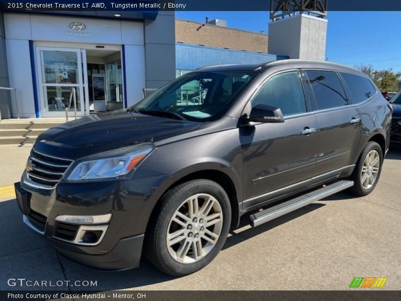 Tungsten Metallic / Ebony 2015 Chevrolet Traverse LT AWD