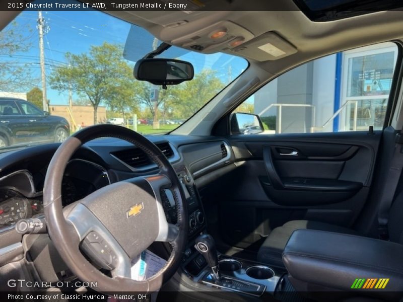 Tungsten Metallic / Ebony 2015 Chevrolet Traverse LT AWD