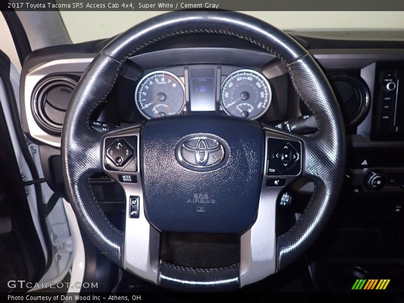 Super White / Cement Gray 2017 Toyota Tacoma SR5 Access Cab 4x4