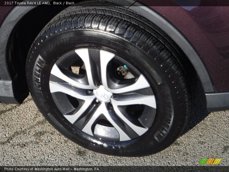 Black / Black 2017 Toyota RAV4 LE AWD