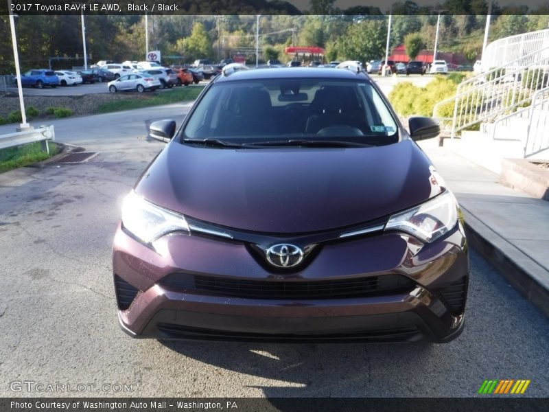 Black / Black 2017 Toyota RAV4 LE AWD