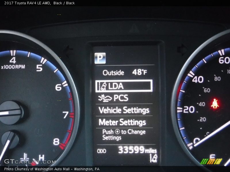 Black / Black 2017 Toyota RAV4 LE AWD