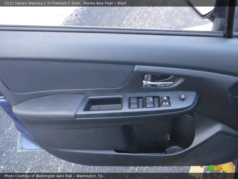 Marine Blue Pearl / Black 2012 Subaru Impreza 2.0i Premium 5 Door
