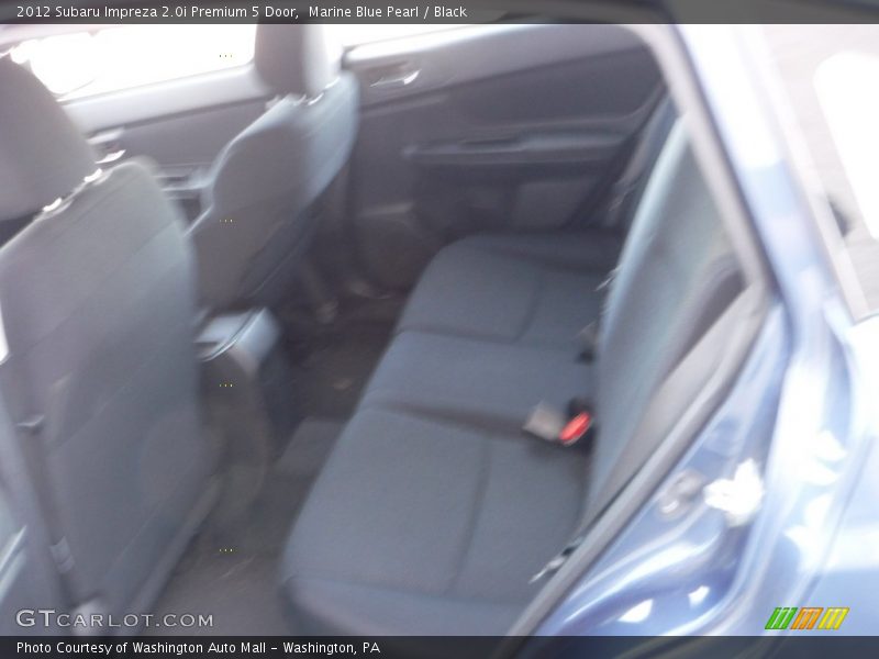 Marine Blue Pearl / Black 2012 Subaru Impreza 2.0i Premium 5 Door
