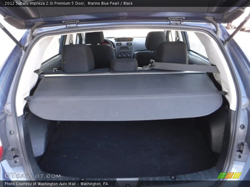 Marine Blue Pearl / Black 2012 Subaru Impreza 2.0i Premium 5 Door