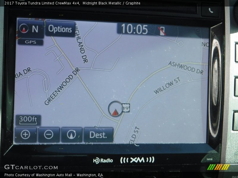 Navigation of 2017 Tundra Limited CrewMax 4x4