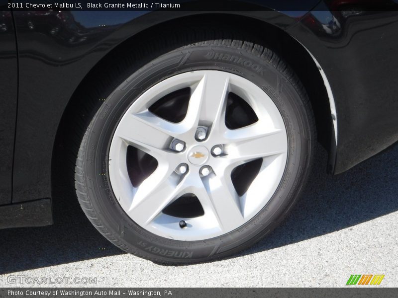 Black Granite Metallic / Titanium 2011 Chevrolet Malibu LS