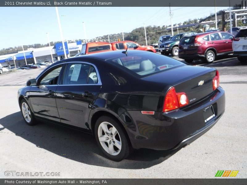 Black Granite Metallic / Titanium 2011 Chevrolet Malibu LS
