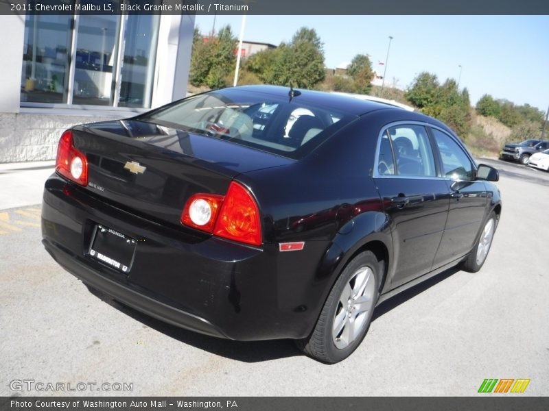 Black Granite Metallic / Titanium 2011 Chevrolet Malibu LS