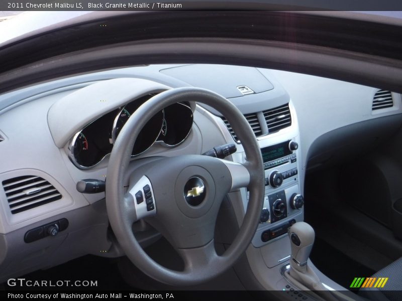 Black Granite Metallic / Titanium 2011 Chevrolet Malibu LS