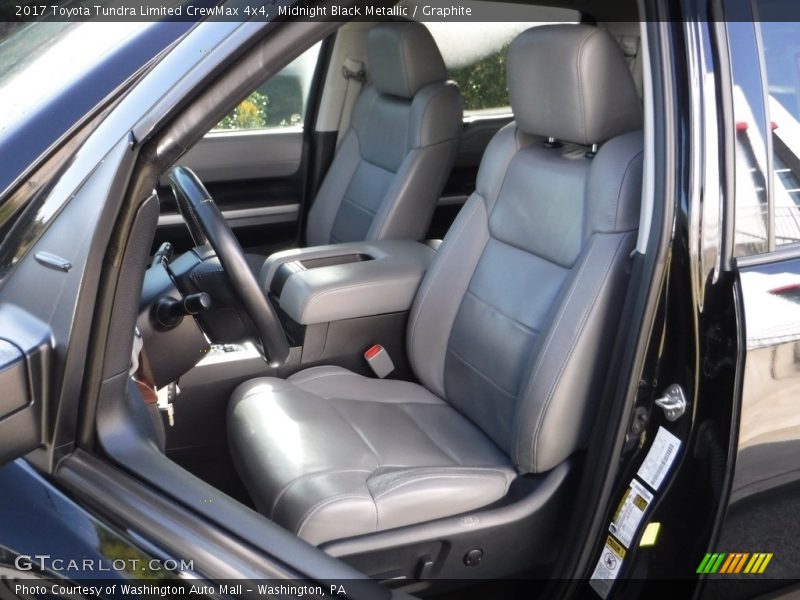 Front Seat of 2017 Tundra Limited CrewMax 4x4