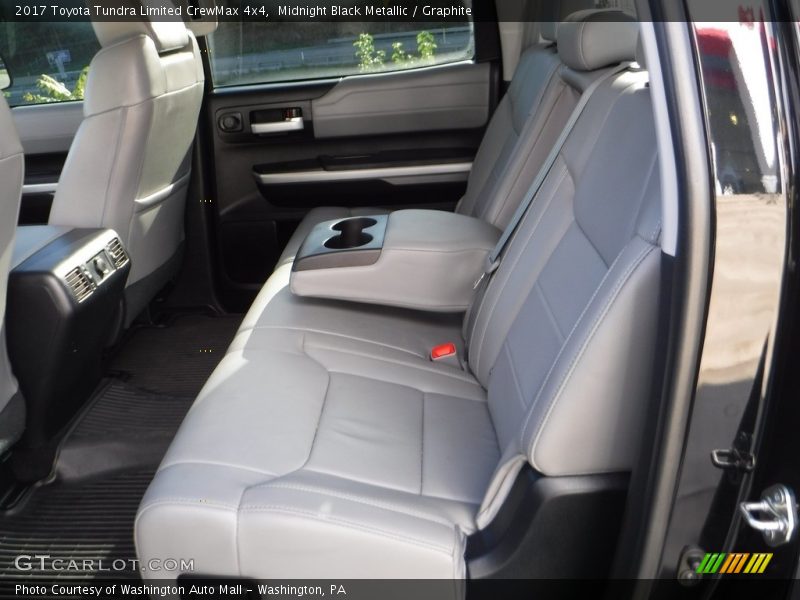 Rear Seat of 2017 Tundra Limited CrewMax 4x4