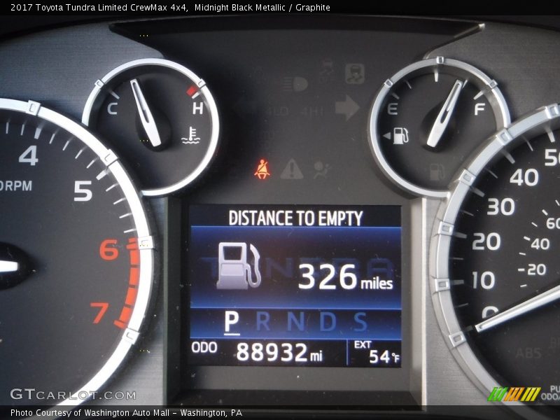  2017 Tundra Limited CrewMax 4x4 Limited CrewMax 4x4 Gauges