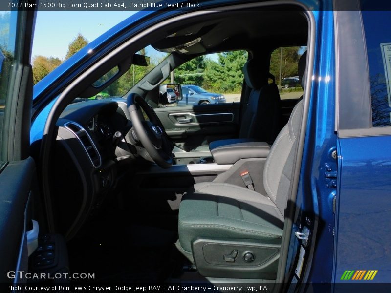 Patriot Blue Pearl / Black 2022 Ram 1500 Big Horn Quad Cab 4x4