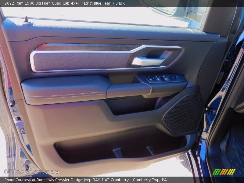 Patriot Blue Pearl / Black 2022 Ram 1500 Big Horn Quad Cab 4x4