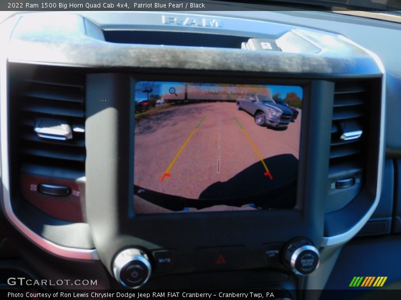 Patriot Blue Pearl / Black 2022 Ram 1500 Big Horn Quad Cab 4x4