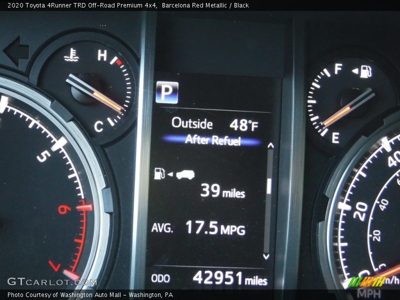 Barcelona Red Metallic / Black 2020 Toyota 4Runner TRD Off-Road Premium 4x4